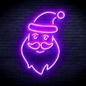 advpro-santa-claus-ultra-bright-led-neon-sign-fnu0098 - Purple