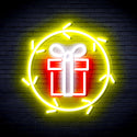 advpro-christmas-present-in-holly-wreath-ultra-bright-led-neon-sign-fnu0099 - Multi-Color 8