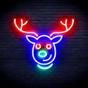 advpro-christmas-deer-face-ultra-bright-led-neon-sign-fnu0100 - Multi-Color 4