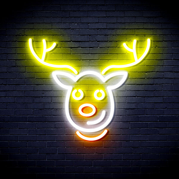 advpro-christmas-deer-face-ultra-bright-led-neon-sign-fnu0100 - Multi-Color 6