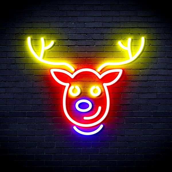 advpro-christmas-deer-face-ultra-bright-led-neon-sign-fnu0100 - Multi-Color 8