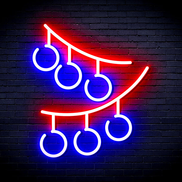 advpro-christmas-ornaments-ultra-bright-led-neon-sign-fnu0101 - Red & Blue