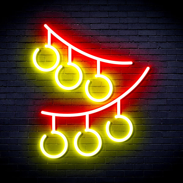 advpro-christmas-ornaments-ultra-bright-led-neon-sign-fnu0101 - Red & Yellow