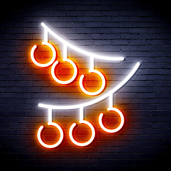 advpro-christmas-ornaments-ultra-bright-led-neon-sign-fnu0101 - White & Orange
