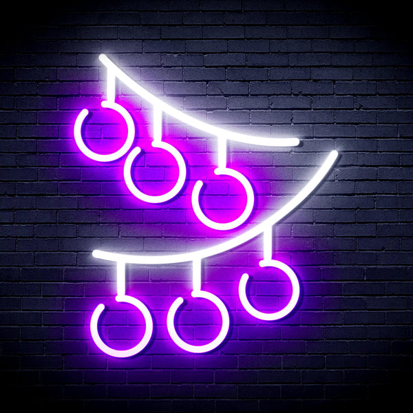advpro-christmas-ornaments-ultra-bright-led-neon-sign-fnu0101 - White & Purple