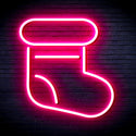 advpro-christmas-sock-ultra-bright-led-neon-sign-fnu0105 - Pink
