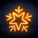 advpro-flashing-star-ultra-bright-led-neon-sign-fnu0106 - Golden Yellow