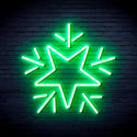 advpro-flashing-star-ultra-bright-led-neon-sign-fnu0106 - Green