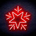 advpro-flashing-star-ultra-bright-led-neon-sign-fnu0106 - Red