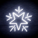 advpro-flashing-star-ultra-bright-led-neon-sign-fnu0106 - White
