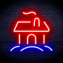advpro-house-ultra-bright-led-neon-sign-fnu0110 - Blue & Red