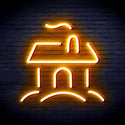 advpro-house-ultra-bright-led-neon-sign-fnu0110 - Golden Yellow