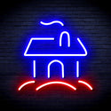 advpro-house-ultra-bright-led-neon-sign-fnu0110 - Red & Blue