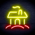 advpro-house-ultra-bright-led-neon-sign-fnu0110 - Red & Yellow