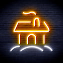 advpro-house-ultra-bright-led-neon-sign-fnu0110 - White & Golden Yellow