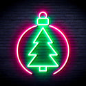 advpro-christmas-tree-ornament-ultra-bright-led-neon-sign-fnu0113 - Green & Pink