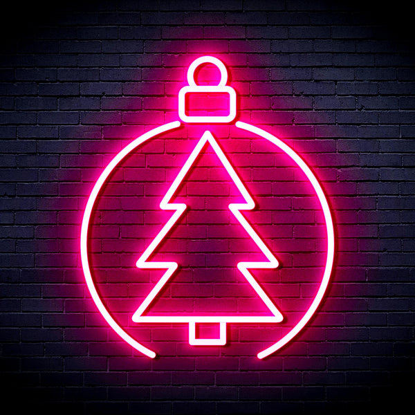 advpro-christmas-tree-ornament-ultra-bright-led-neon-sign-fnu0113 - Pink
