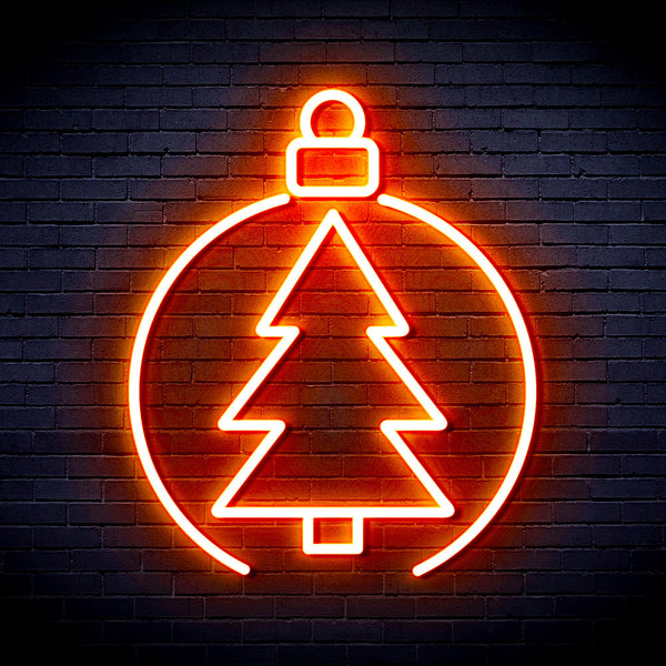 advpro-christmas-tree-ornament-ultra-bright-led-neon-sign-fnu0113 - Orange
