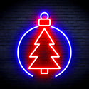 advpro-christmas-tree-ornament-ultra-bright-led-neon-sign-fnu0113 - Red & Blue
