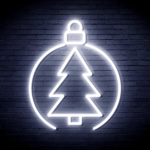 advpro-christmas-tree-ornament-ultra-bright-led-neon-sign-fnu0113 - White