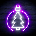 advpro-christmas-tree-ornament-ultra-bright-led-neon-sign-fnu0113 - White & Purple