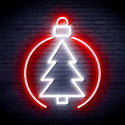 advpro-christmas-tree-ornament-ultra-bright-led-neon-sign-fnu0113 - White & Red