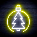 advpro-christmas-tree-ornament-ultra-bright-led-neon-sign-fnu0113 - White & Yellow