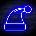 advpro-christmas-hat-ultra-bright-led-neon-sign-fnu0115 - Blue