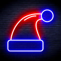 advpro-christmas-hat-ultra-bright-led-neon-sign-fnu0115 - Blue & Red