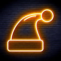 advpro-christmas-hat-ultra-bright-led-neon-sign-fnu0115 - Golden Yellow