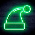 advpro-christmas-hat-ultra-bright-led-neon-sign-fnu0115 - Green
