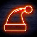 advpro-christmas-hat-ultra-bright-led-neon-sign-fnu0115 - Orange