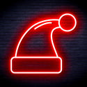 advpro-christmas-hat-ultra-bright-led-neon-sign-fnu0115 - Red
