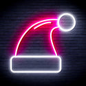advpro-christmas-hat-ultra-bright-led-neon-sign-fnu0115 - White & Pink