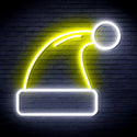 advpro-christmas-hat-ultra-bright-led-neon-sign-fnu0115 - White & Yellow