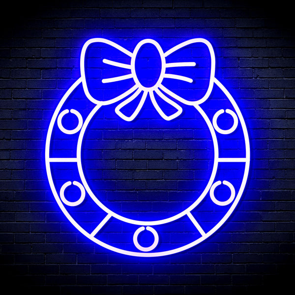 advpro-christmas-holly-ultra-bright-led-neon-sign-fnu0116 - Blue