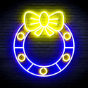 advpro-christmas-holly-ultra-bright-led-neon-sign-fnu0116 - Blue & Yellow