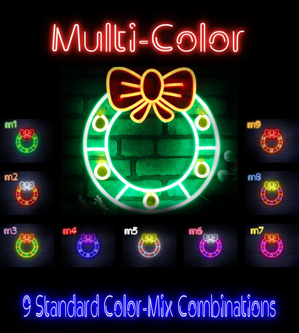advpro-christmas-holly-ultra-bright-led-neon-sign-fnu0116 - Multi-Color
