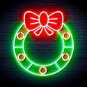 advpro-christmas-holly-ultra-bright-led-neon-sign-fnu0116 - Green & Red