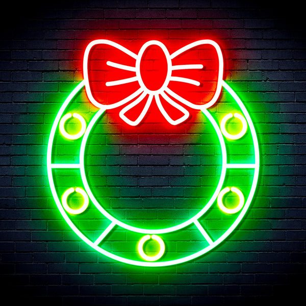 advpro-christmas-holly-ultra-bright-led-neon-sign-fnu0116 - Multi-Color 1