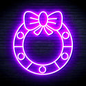 advpro-christmas-holly-ultra-bright-led-neon-sign-fnu0116 - Purple