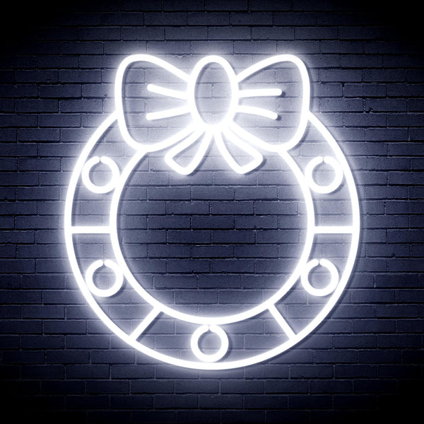 advpro-christmas-holly-ultra-bright-led-neon-sign-fnu0116 - White