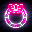 advpro-christmas-holly-ultra-bright-led-neon-sign-fnu0116 - White & Pink