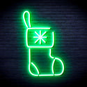 advpro-christmas-sock-ultra-bright-led-neon-sign-fnu0117 - Green
