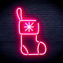 advpro-christmas-sock-ultra-bright-led-neon-sign-fnu0117 - Pink