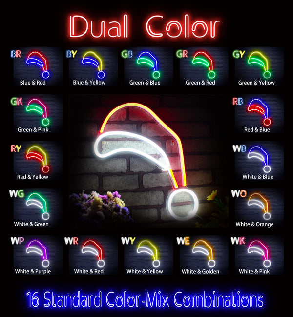 advpro-christmas-hat-ultra-bright-led-neon-sign-fnu0118 - Dual-Color