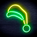 advpro-christmas-hat-ultra-bright-led-neon-sign-fnu0118 - Green & Yellow