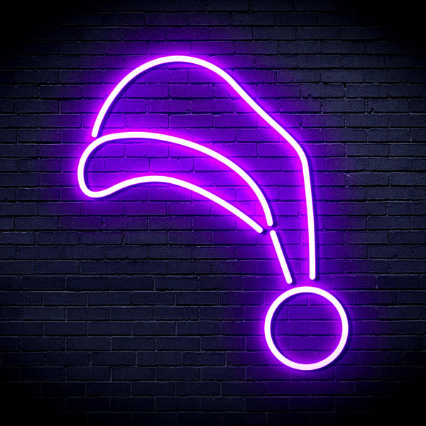 advpro-christmas-hat-ultra-bright-led-neon-sign-fnu0118 - Purple