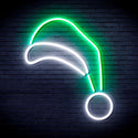 advpro-christmas-hat-ultra-bright-led-neon-sign-fnu0118 - White & Green