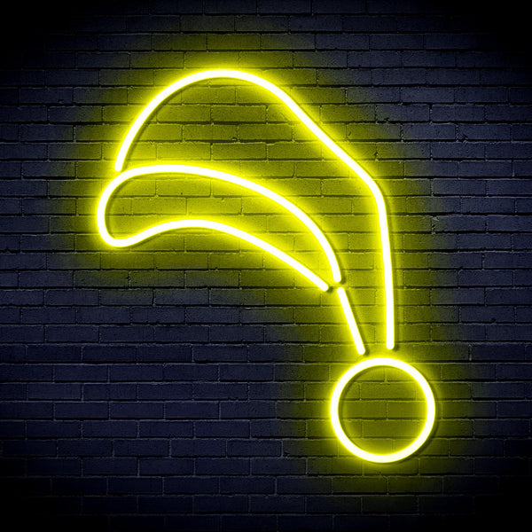 advpro-christmas-hat-ultra-bright-led-neon-sign-fnu0118 - Yellow